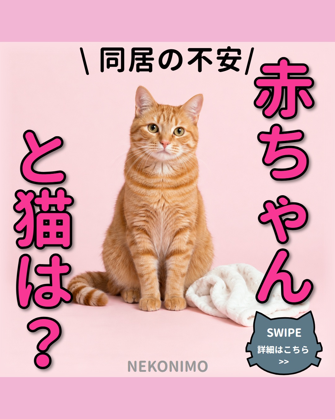 猫と赤ちゃんの同居は大丈夫？注意点と安全対策まとめ